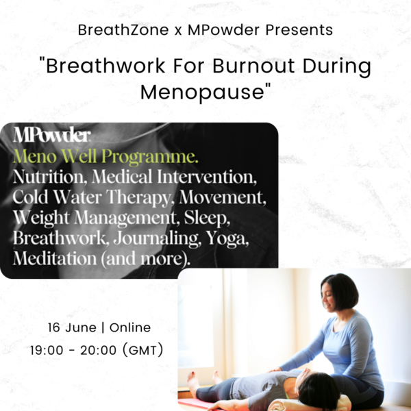 Breathwork for burnout during Menopause