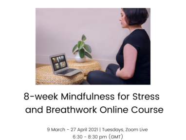 8week Mindfulness for Stress and breathwork course 9 March - 27 Apr 2021